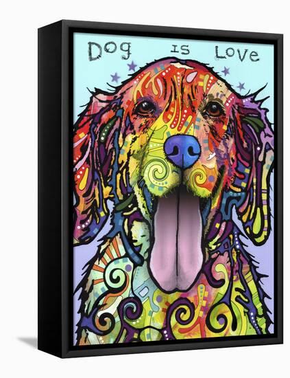 Dog Is Love-Dean Russo-Framed Premier Image Canvas