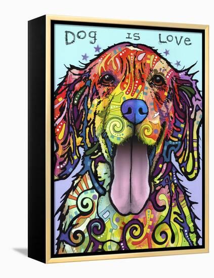 Dog Is Love-Dean Russo-Framed Premier Image Canvas