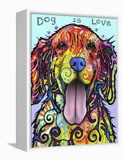 Dog Is Love-Dean Russo-Framed Premier Image Canvas