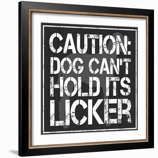 Dog Licker 2-Lauren Gibbons-Framed Premium Giclee Print