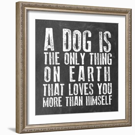 Dog Love-Erin Clark-Framed Giclee Print