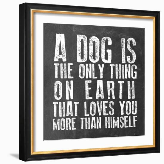 Dog Love-Erin Clark-Framed Giclee Print