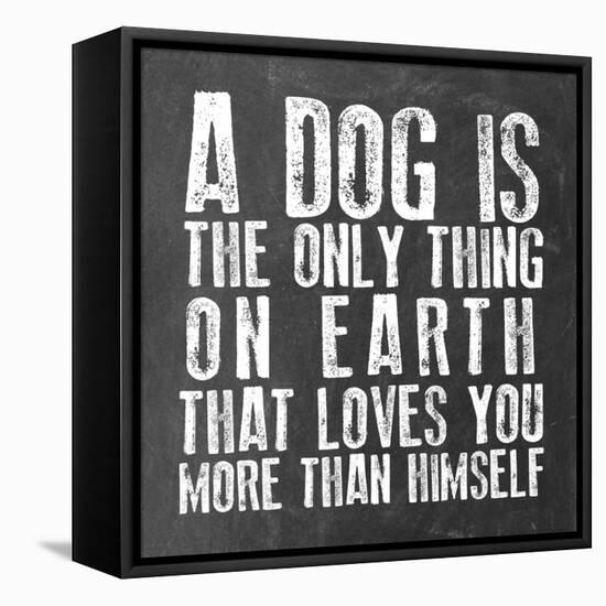 Dog Love-Erin Clark-Framed Premier Image Canvas