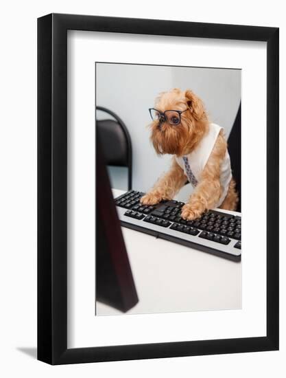 Dog Manager-Okssi-Framed Photographic Print