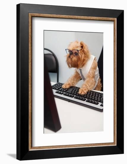 Dog Manager-Okssi-Framed Photographic Print