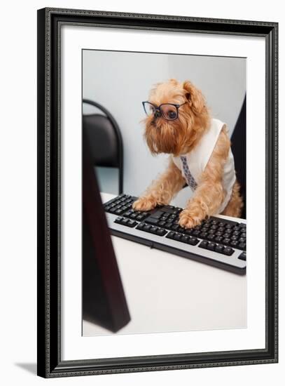 Dog Manager-Okssi-Framed Photographic Print