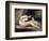 Dog Naked Woman. Portrait of Leontine Renaude. Painting by Gustave Courbet (1819-1877), 1861. Oil O-Gustave Courbet-Framed Giclee Print