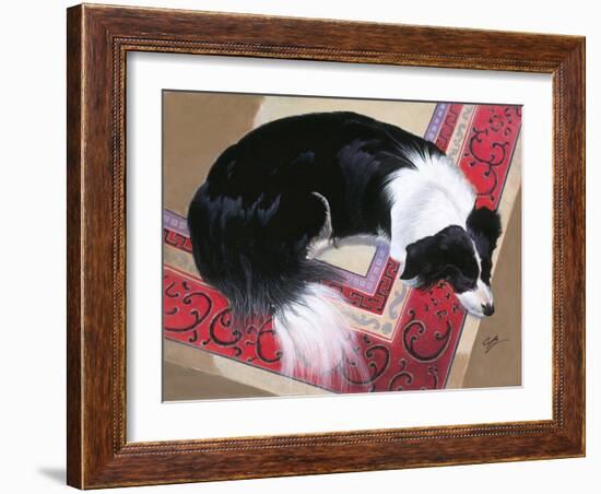 Dog on a Rug-Durwood Coffey-Framed Giclee Print