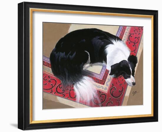 Dog on a Rug-Durwood Coffey-Framed Giclee Print