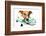 Dog on Scale-Javier Brosch-Framed Photographic Print