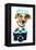 Dog Photo Camera-Javier Brosch-Framed Premier Image Canvas