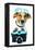 Dog Photo Camera-Javier Brosch-Framed Premier Image Canvas