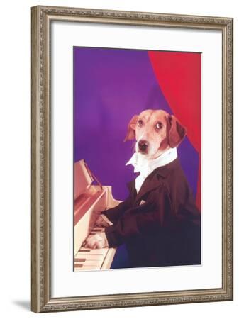 Dog Playing Piano Art Print by | Art.com