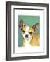 Dog Portrait, Chihuahua-Jill Sands-Framed Art Print
