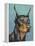 Dog Portrait, Dobie-Jill Sands-Framed Stretched Canvas