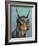 Dog Portrait, Dobie-Jill Sands-Framed Art Print