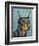 Dog Portrait, Dobie-Jill Sands-Framed Art Print