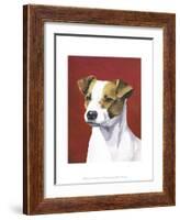 Dog Portrait, Jack-Jill Sands-Framed Art Print