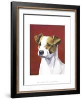 Dog Portrait, Jack-Jill Sands-Framed Art Print