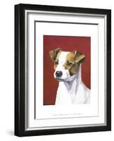 Dog Portrait, Jack-Jill Sands-Framed Art Print