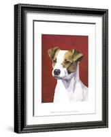 Dog Portrait, Jack-Jill Sands-Framed Art Print