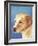 Dog Portrait, Yellow Lab-Jill Sands-Framed Art Print