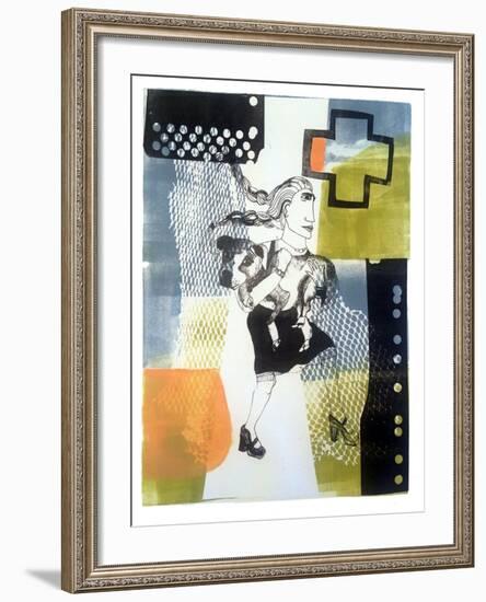 Dog Rescue-Stacy Milrany-Framed Premium Giclee Print