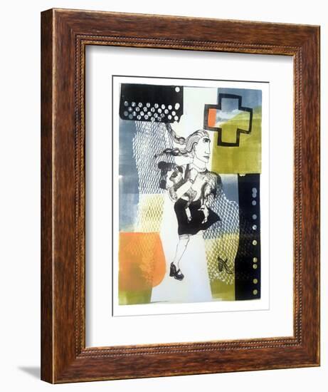 Dog Rescue-Stacy Milrany-Framed Art Print