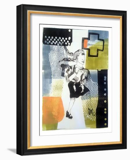 Dog Rescue-Stacy Milrany-Framed Art Print