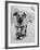 Dog Riding Skateboard-Bettmann-Framed Photographic Print