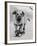 Dog Riding Skateboard-Bettmann-Framed Photographic Print