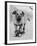 Dog Riding Skateboard-Bettmann-Framed Photographic Print