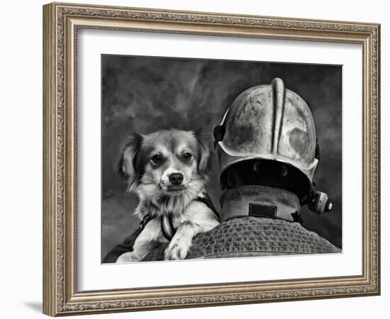 Dog's Best Friend.-Renato J.-Framed Photographic Print