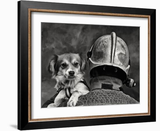 Dog's Best Friend.-Renato J.-Framed Photographic Print