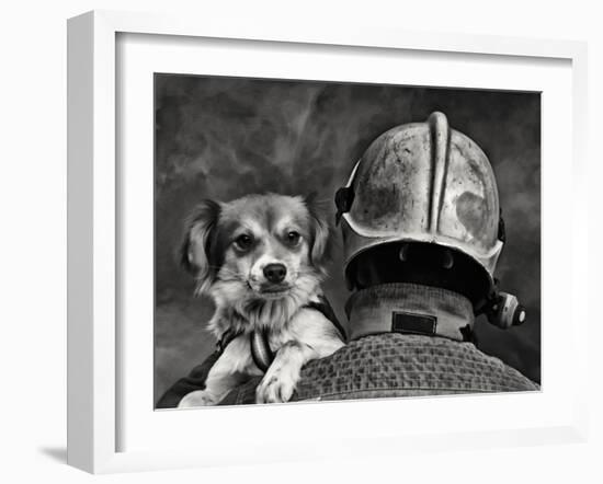 Dog's Best Friend.-Renato J.-Framed Photographic Print