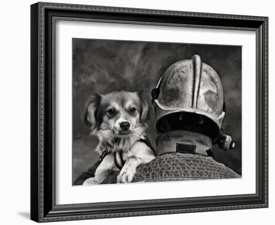 Dog's Best Friend.-Renato J.-Framed Photographic Print