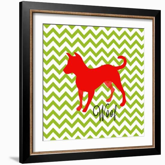 Dog Says IV-SD Graphics Studio-Framed Art Print