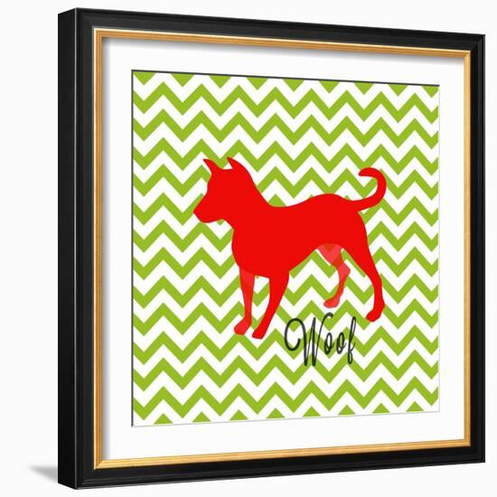 Dog Says IV-SD Graphics Studio-Framed Art Print