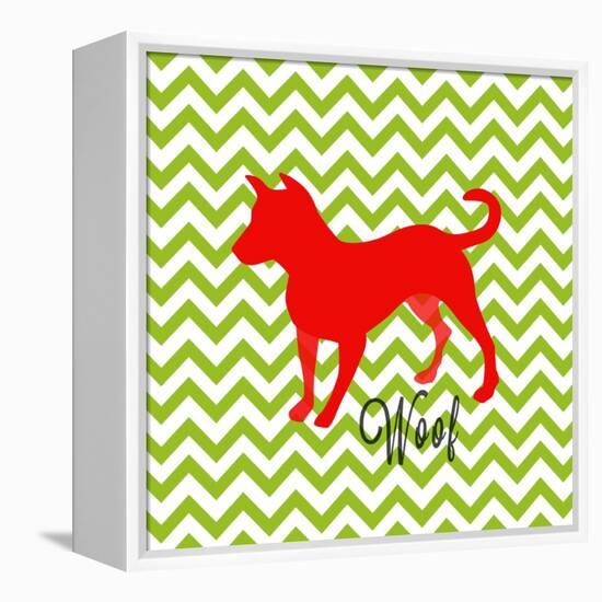 Dog Says IV-SD Graphics Studio-Framed Stretched Canvas