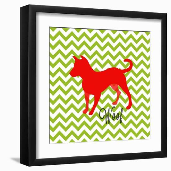 Dog Says IV-SD Graphics Studio-Framed Art Print