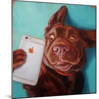 Dog Selfie-Lucia Heffernan-Mounted Art Print