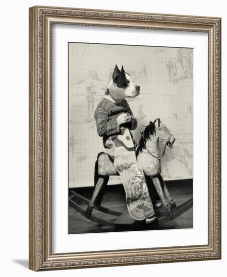 Dog Series #4-J Hovenstine Studios-Framed Giclee Print