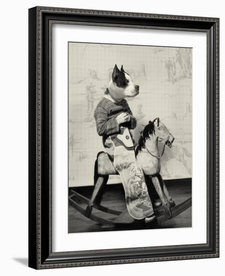 Dog Series #4-J Hovenstine Studios-Framed Giclee Print