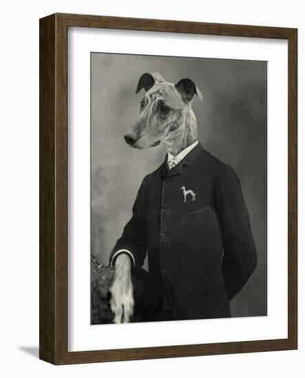 Dog Series #6-J Hovenstine Studios-Framed Giclee Print