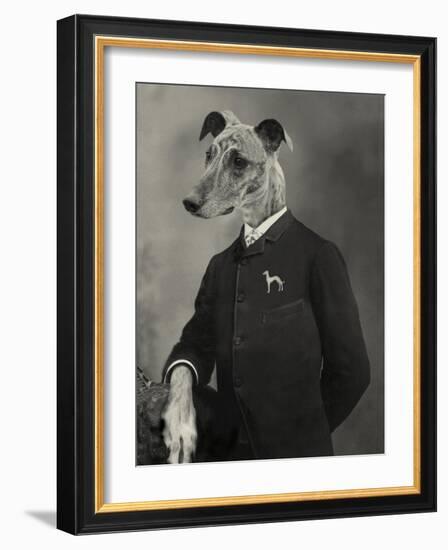 Dog Series #6-J Hovenstine Studios-Framed Giclee Print