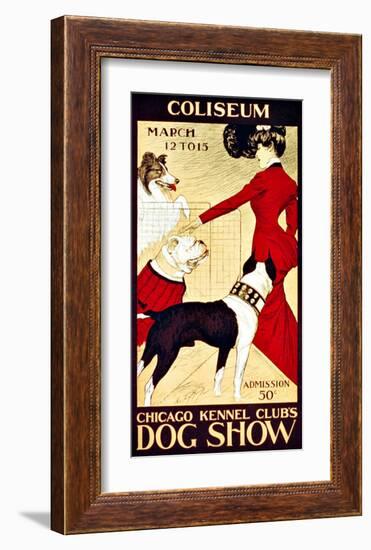 Dog Show-null-Framed Giclee Print
