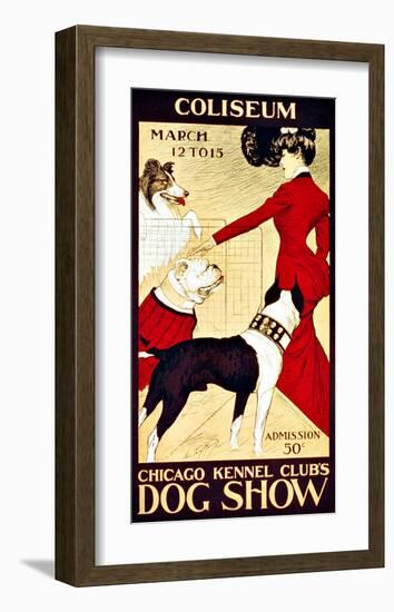 Dog Show-null-Framed Giclee Print