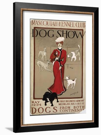 Dog Show-null-Framed Art Print