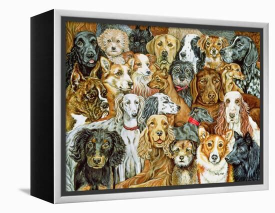 Dog Spread, 1989-Ditz-Framed Premier Image Canvas