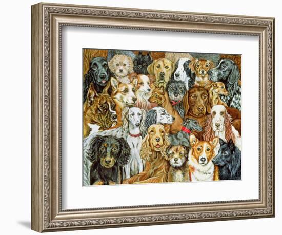 Dog Spread, 1989-Ditz-Framed Giclee Print